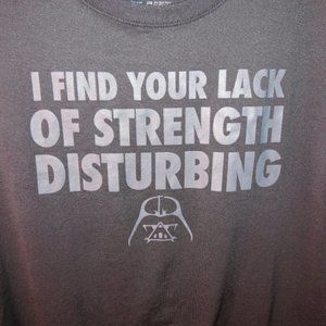 Star Wars Darth Vader Shirt, X Large, Black